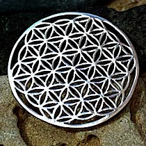 Flower of Life Pendant - Silver